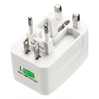 

Wholesale 500pcs/lot Universal Adapter Plug Socket Converter All in One Travel Electrical Power Adapter US UK AU EU Plug