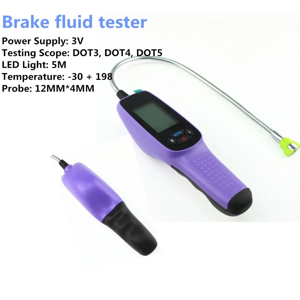 Automotive Oil Brake Fluid Tester Accurate Check Pen Universal Car Brake oil Liquid Digital Tester Vehicle Quality Testing Tool