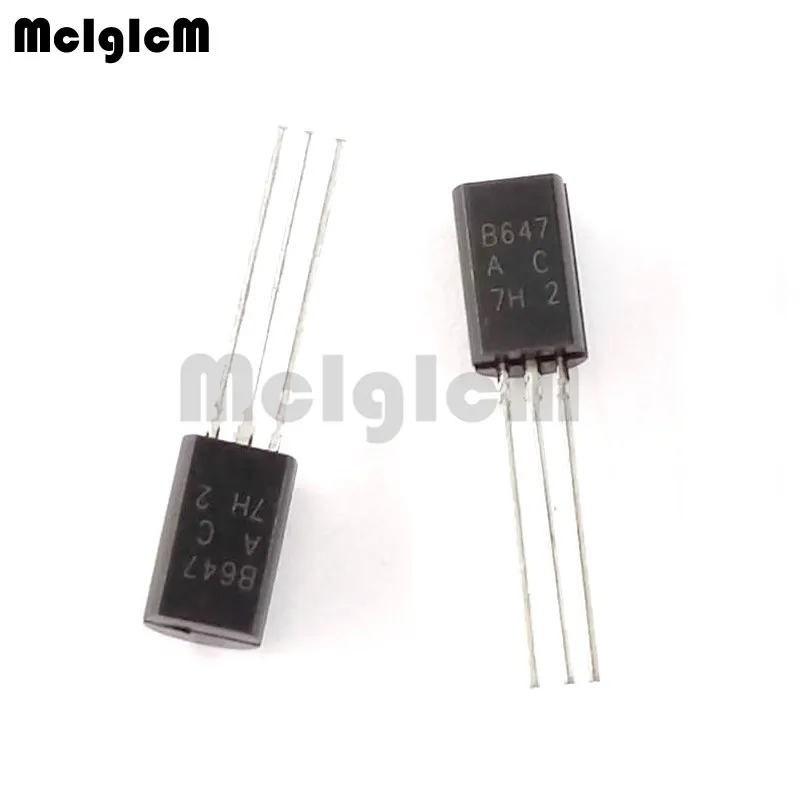 

MCIGICM 2000pcs 2SB647 B647 TO-92L Plastic-Encapsulate Transistors