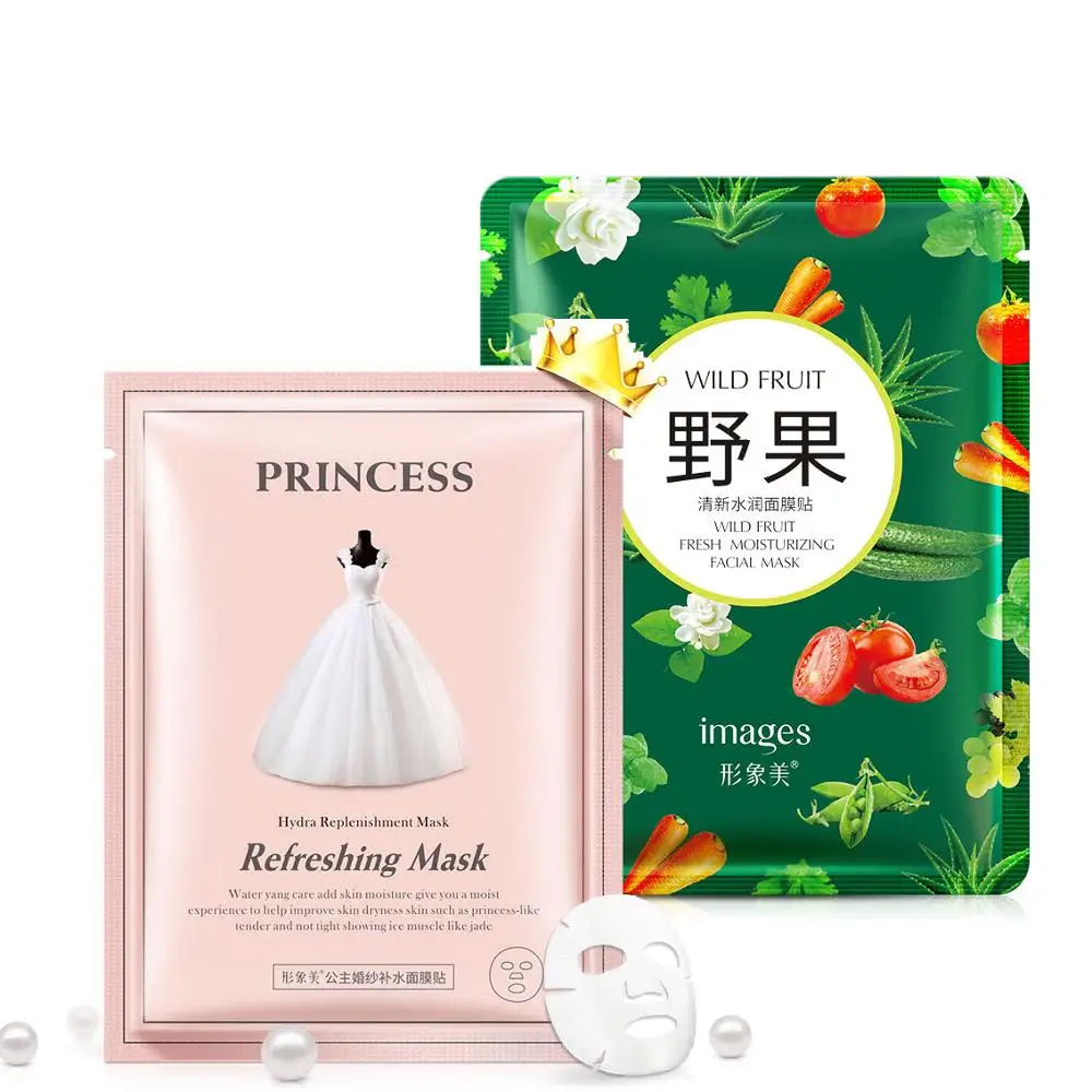 

IMAGES Princess Hydra Replenishment wedding dress moisturizing Mask Wild fruit fresh nourishing facial mask skin care