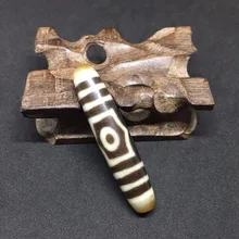 Высокое качество Три глаза Тибет ДЗИ бусины 12 мм* 58 мм натуральный агатовый камень DYI Тибетский Мистический Камень старый чистый мощный амулет