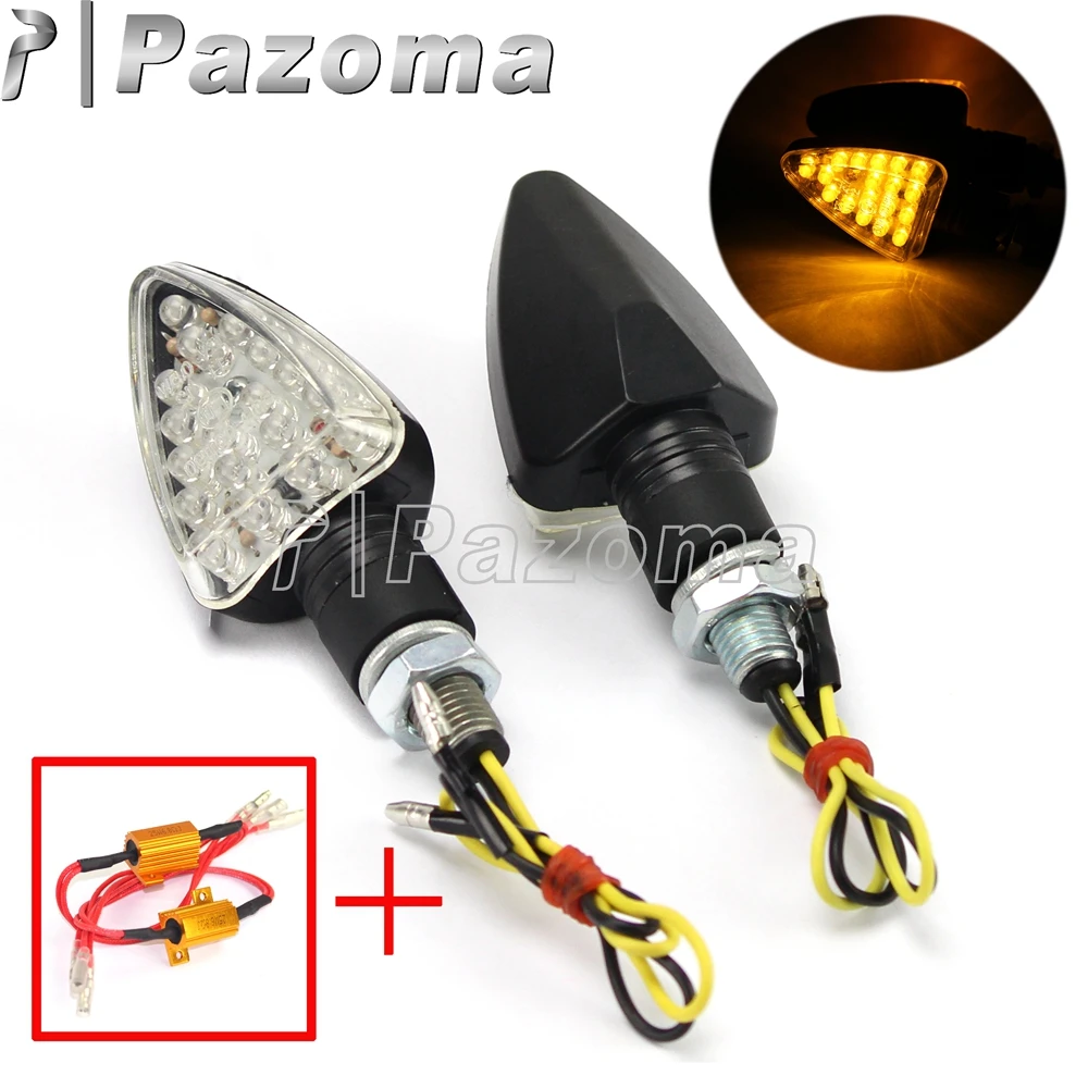 PAZOMA Universal LED Motorcycle Turn Signals Motorbike Turn Signal