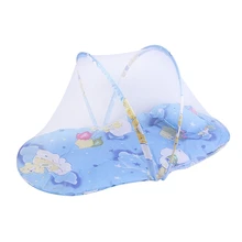 Летняя детская кроватка, сетка, складная, для новорожденных, москитная сетка, антимоскитная палатка, детская кроватка, сетка, колыбель, кровать для младенцев, постельные принадлежности