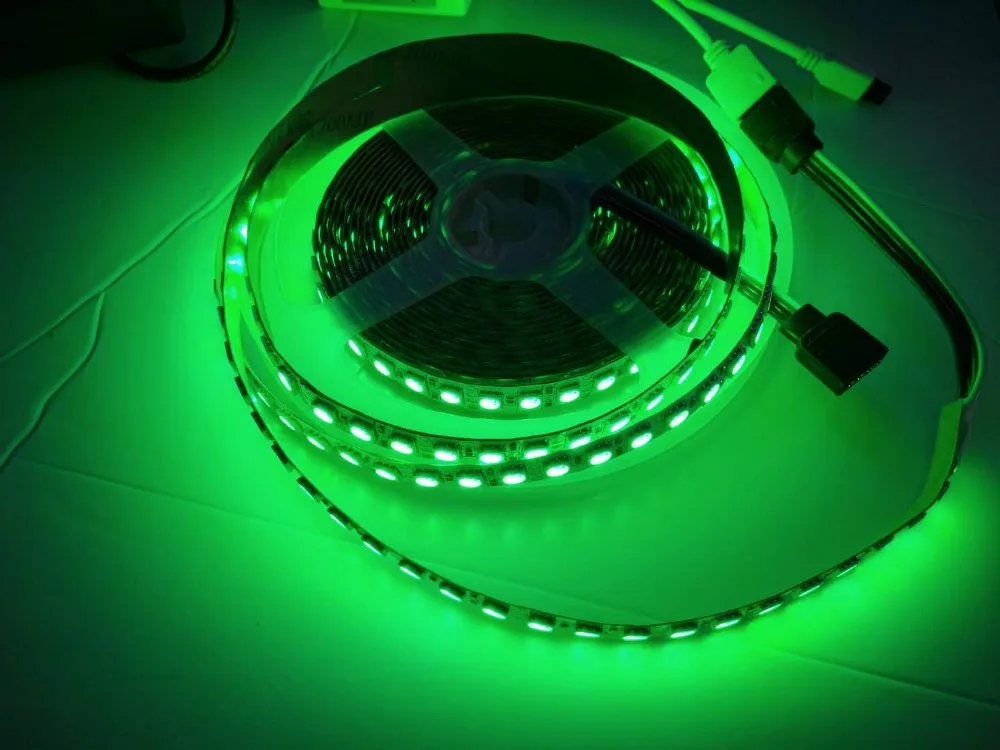 Светодиодная лента RGB 5050 SMD 5 м/рулон 600 светодиодов 12 В 6 А блок питания адаптер с