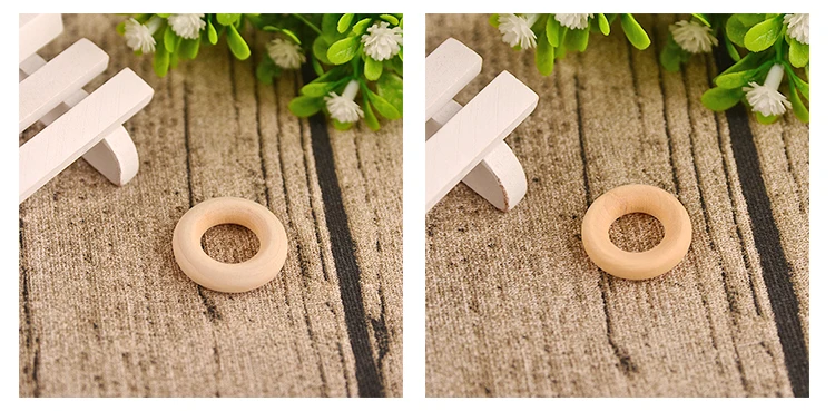 DIY орнамент аксессуары деревянный шарик деревянное кольцо деревянная пряжка