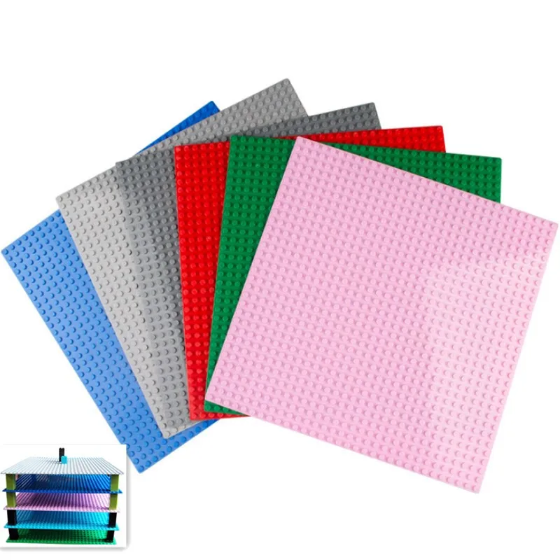 

7 Colors 32*32 Dots Base Plate For Small Bricks Baseplate Board DIY Building Blocks Compatible with Legoing Toys For Children