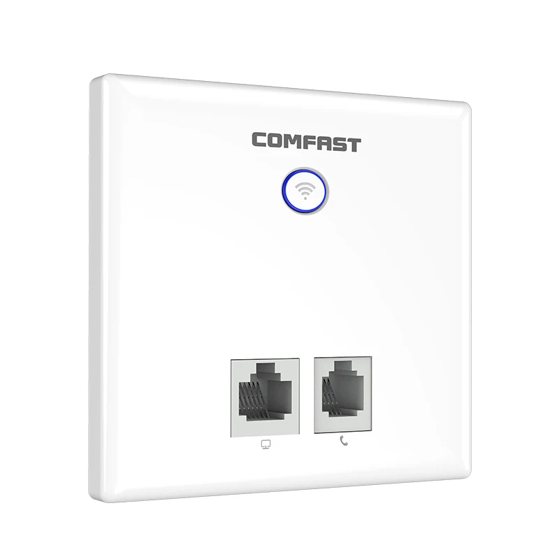 Comfast 300 Мбит/с в настенное устройство для smart Hotel встроенный точка доступа AP Wi Fi