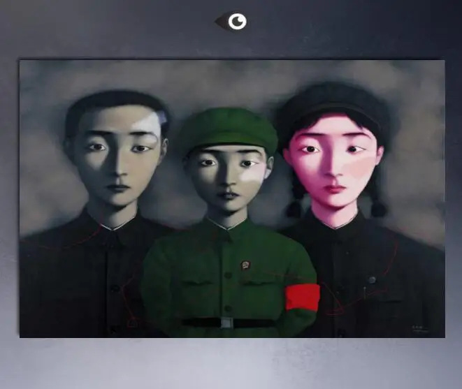 Zhu Yiyong художественная живопись большого размера популярное искусство ручной