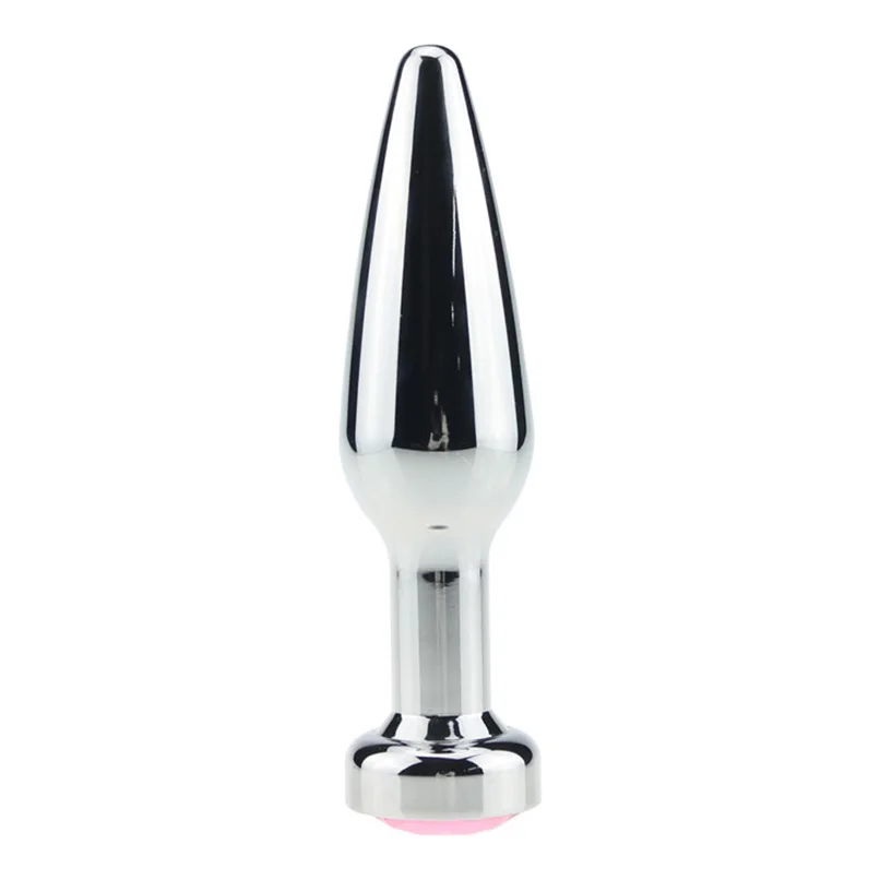 Metal Anal Plug font b Dildo b font for Beginner Butt Toy Plug Anal Insert Metal
