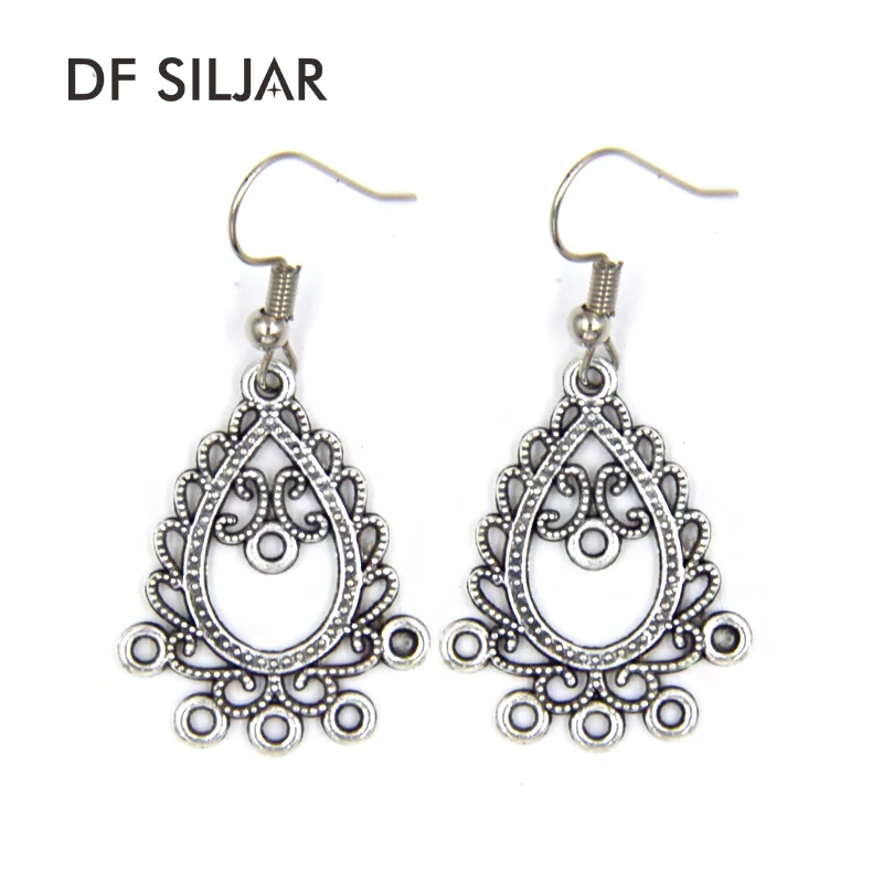 20pc/lot DIY Jewelry Earring Findings Parts Component Making Connector Charm Vintage Dangle