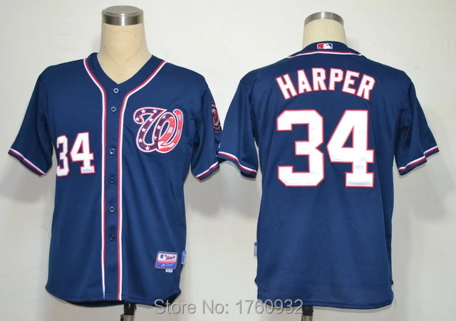 Washington baseball jersey Clearance