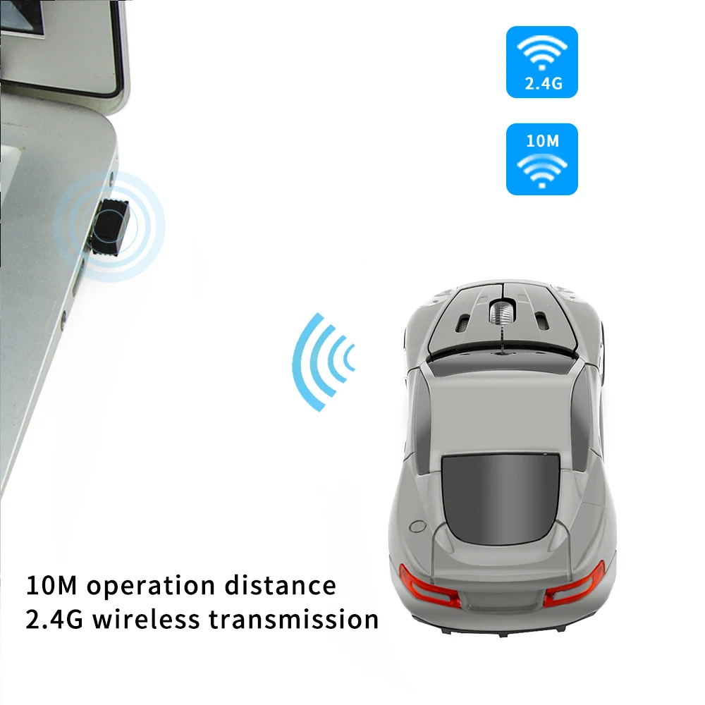 Wireless Mouse Sports Car Mouse Gaming