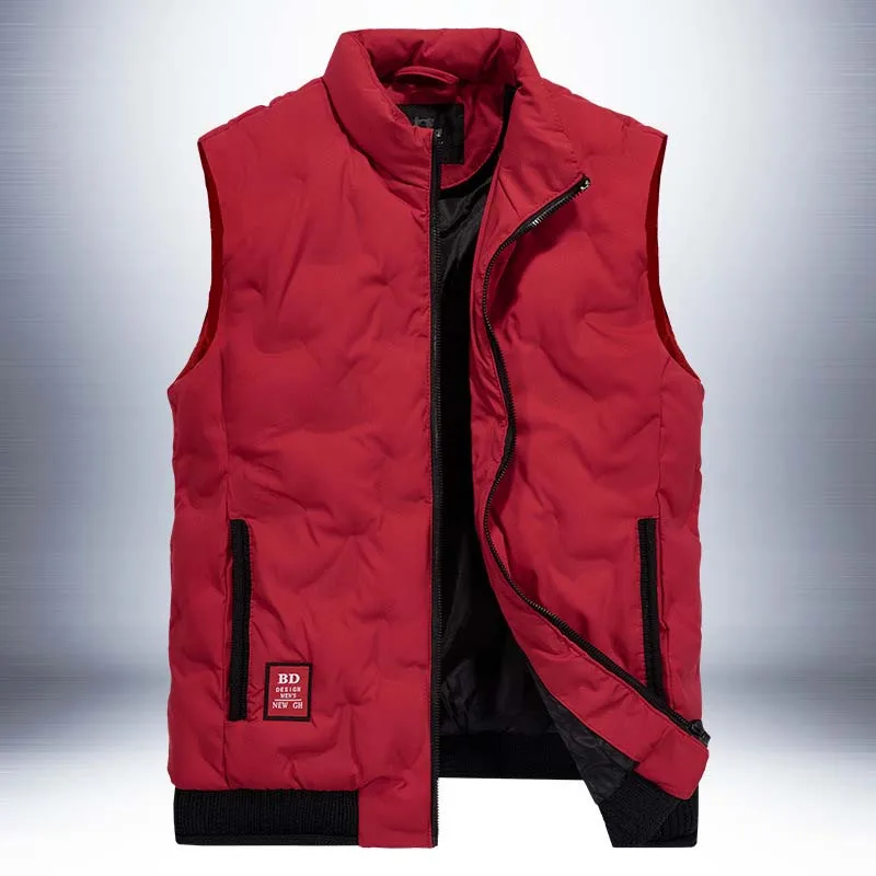 Autumn Winter Fashion Vest Men Casual Jacket Sleeveless Coat Korean Black Waistcoat Wide-Waisted Men Clothes Autumn Winter Fashion Vest Men Casual Jacket Sleeveless Coat Korean Black Waistcoat Wide-Waisted Men Clothes