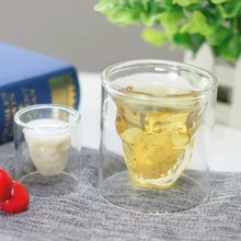 Вино, пиво, чай, кофе, виски, шампань, кристалл, бокал для коктейлей, стекло, Череп, бокал для вина, офис, бар, кафе, ручной работы, креативный