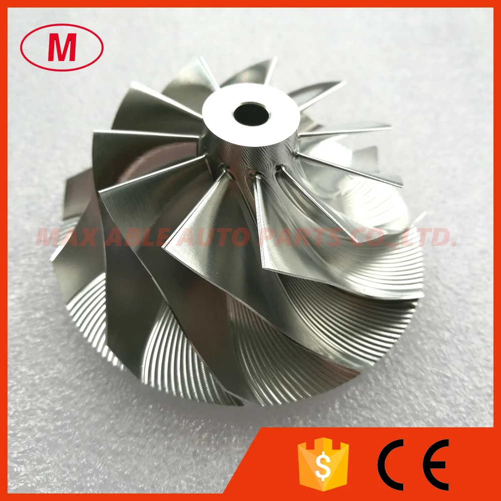 GT3076 467756-0004F гоночный турбо Алюминий 2618/фрезерный/рабочее колесо компрессора 54,97/76,13 мм 11+ 0 лезвия переднего вращения