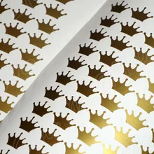 48 наклейки в виде короны, сделай сам, Декор, приглашение, уплотнения, конверт, печать, наклейки на свадьбу, на день рождения, съемная виниловая наклейка на стену B264