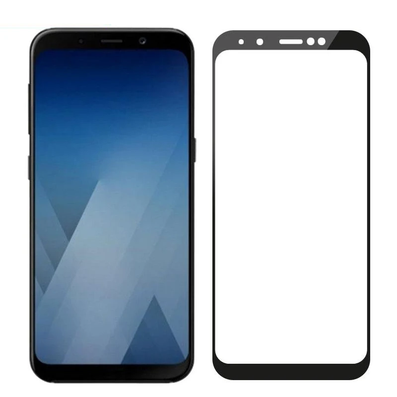 2 шт./лот для Samsung Galaxy A7 2018 закаленное стекло полное покрытие протектор экрана
