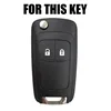 2 Button Silicone Car Remote Key Fob Shell Cover Case For Opel Astra J Corsa D Zafira C Mokka Insignia Cascada Karl Adam Meriva ► Photo 2/6