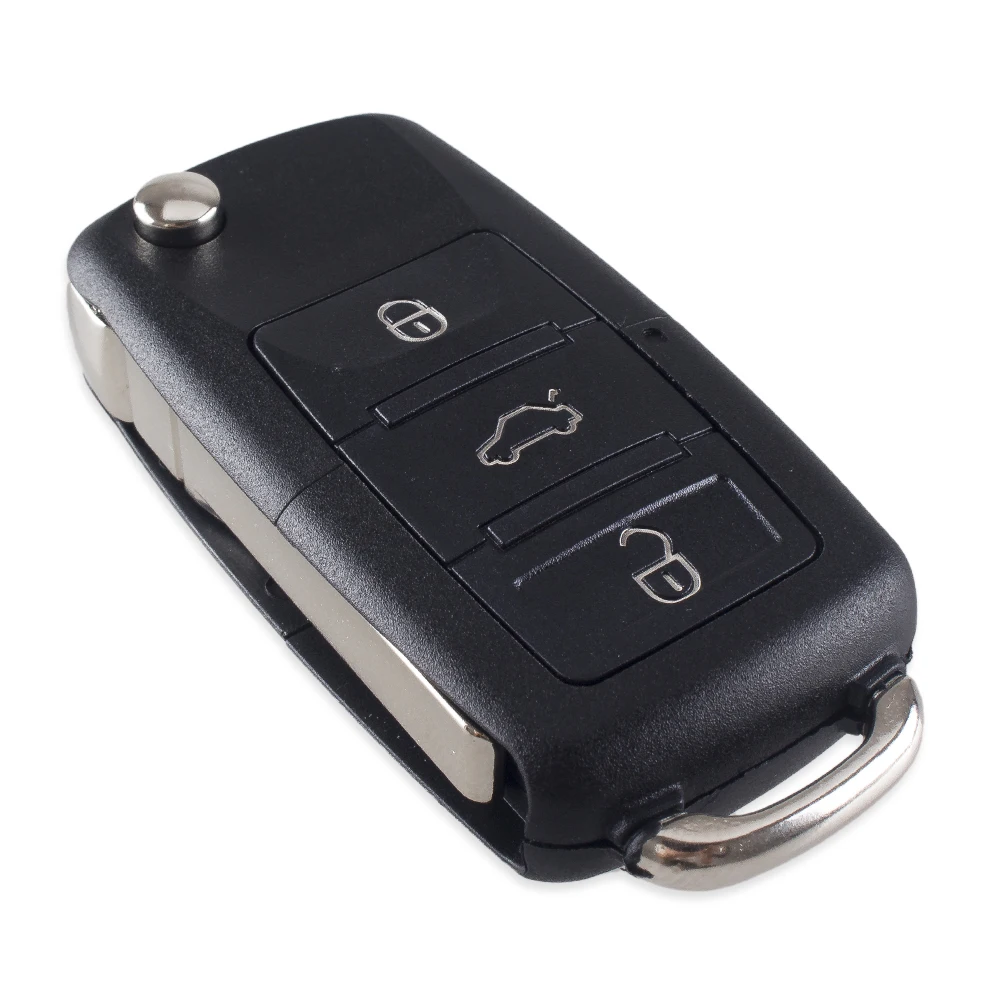 Remote Control/ Key Case For Vw Volkswagen Beetle Cc Golf Jetta Passat Gti Flip Transmitter Fob 4 Button 315mhz 48 Chip - - Racext™️ - - Racext 24