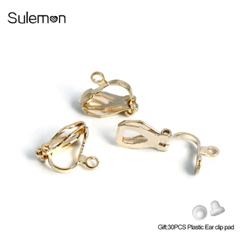 

20pcs/Lot Ear Clip DIY Handmade Earrings Findings Jewelry Findings Parts Wholesale AS06