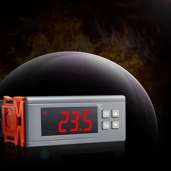 

LED Digital Display Temperature Controller 220V Temperature Adjustment Thermostat Electronic Heating And Cooling Controller