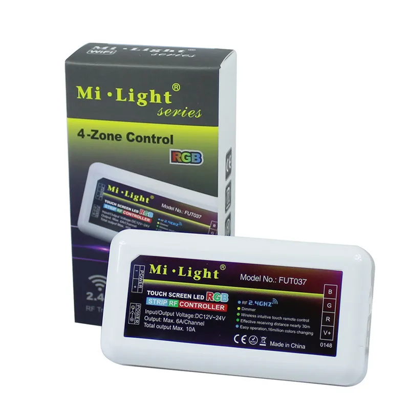 DC12 24V RGB led RF controller box Mi light series 2 4G Wifi wireless touch for