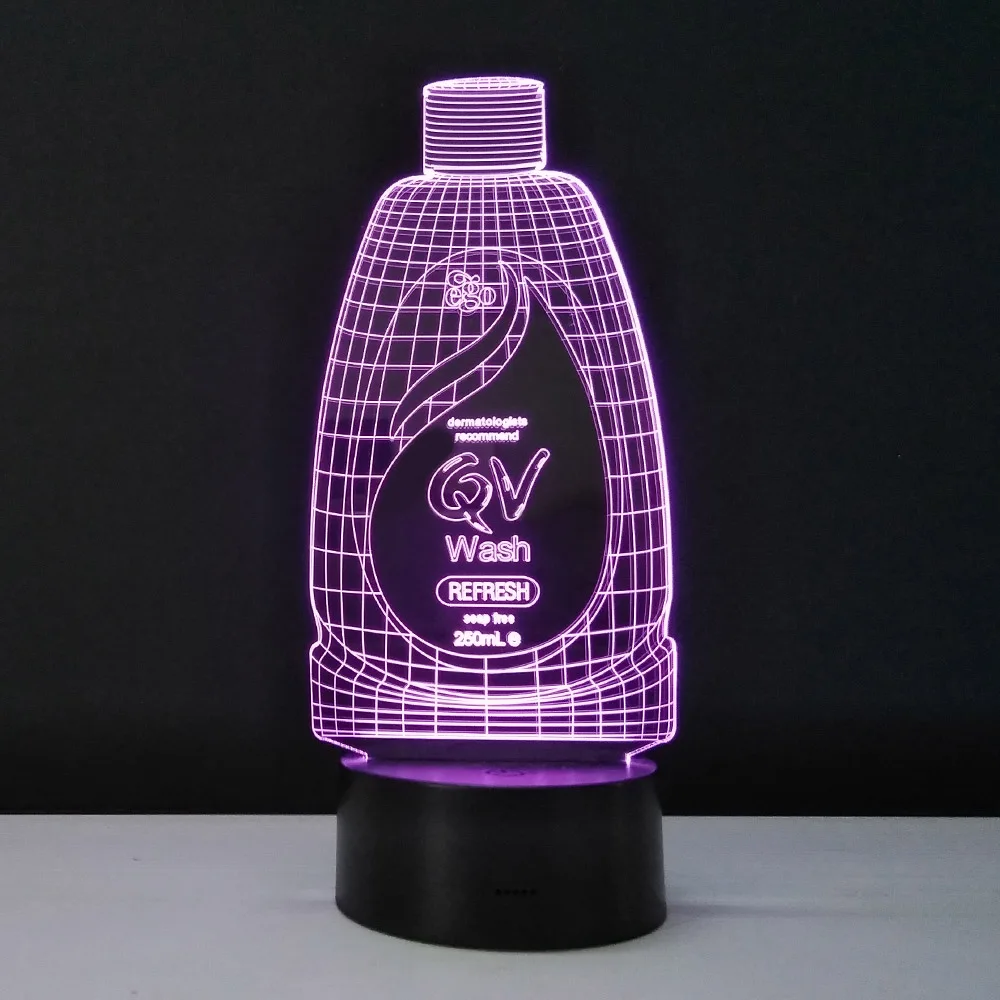 Creative Business Promotion Gift LED Night Light Single Color /7 Colors