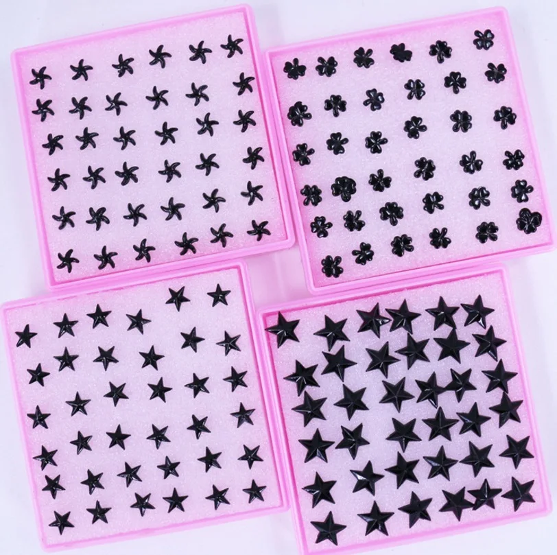 18 Pairs/lot Punk Fashion Stud Earrings Set For Women Elegant Mixed Star Windmill Plastic Kids Girls Earings Jewelry 3 Styles | Украшения и