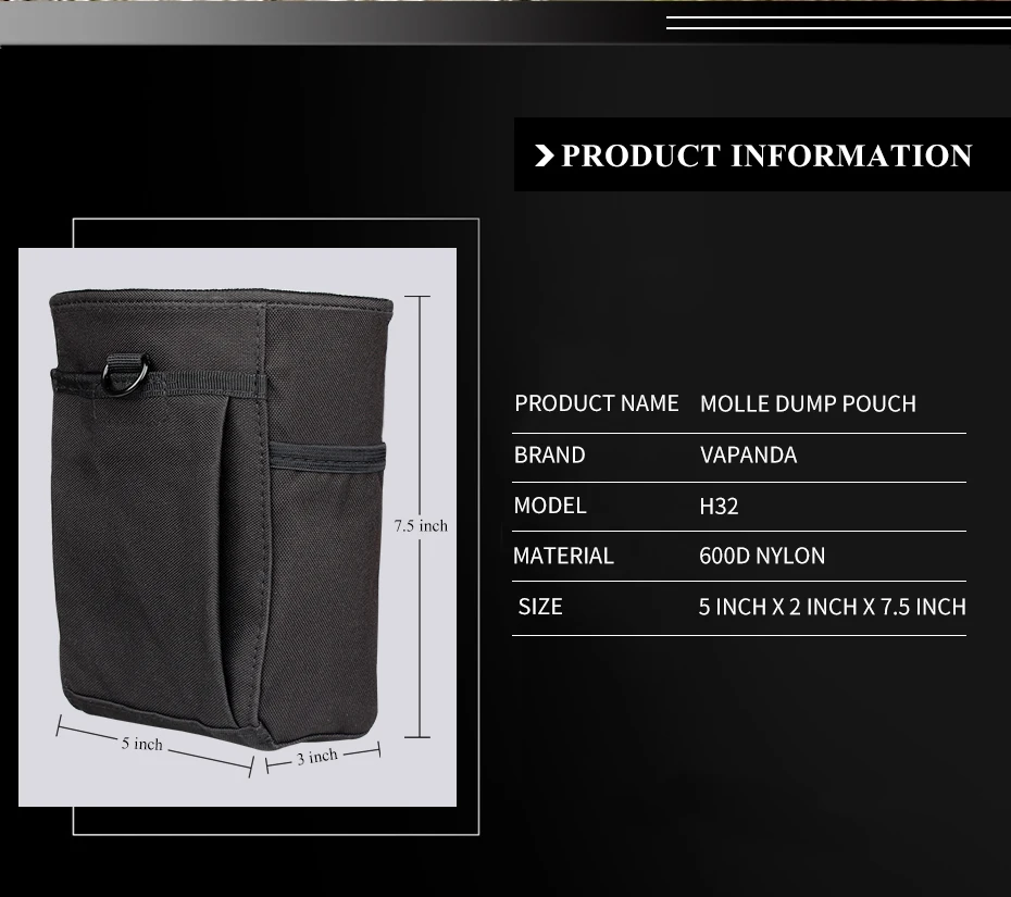 dump pouch