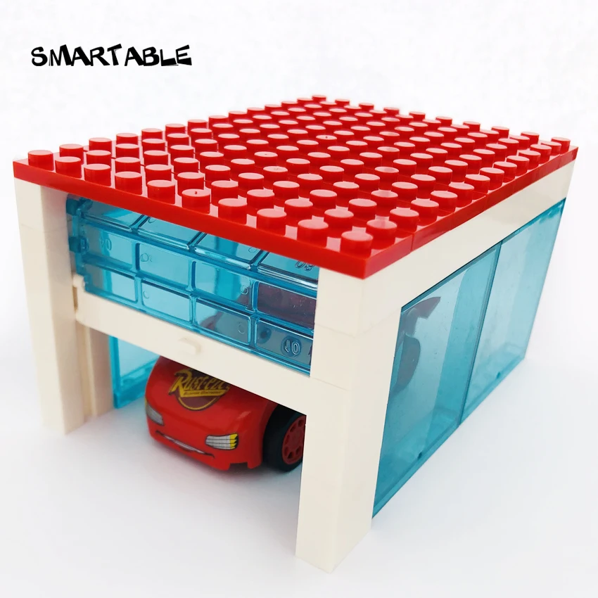 Smartable гараж с вращающейся дверью строительные блоки MOC игрушки для детей сделай