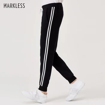 

Markless Men's Joggers 100% Pure Cotton Sportswear Sweatpants Men's Fitness Workout Pants Casual Long Trousers pantalon hombre