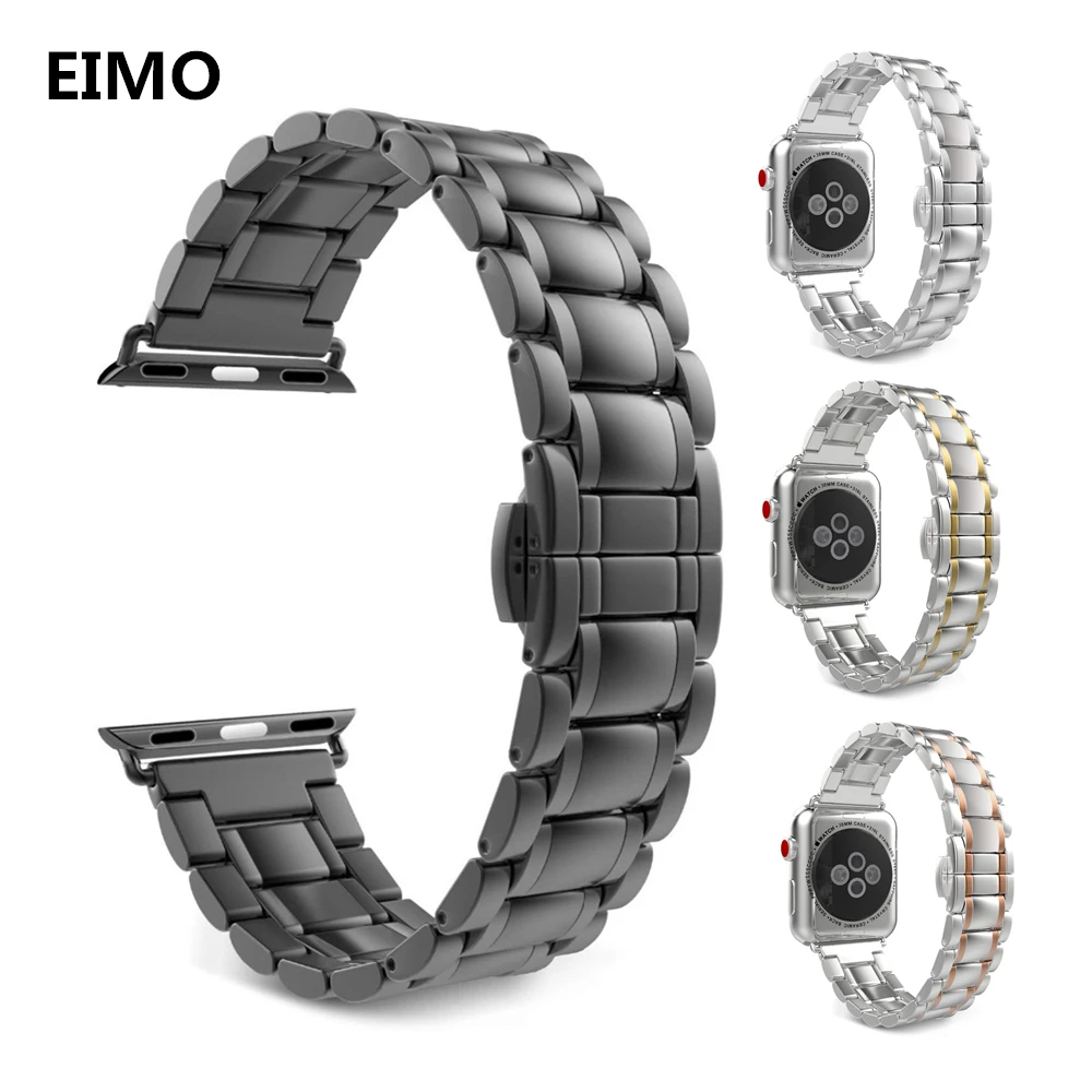

Stainless Steel strap For aple watch correa Apple watch band 42mm 38mm Link bracelet Iwatch series 3 2 1 wrist belt watchbands