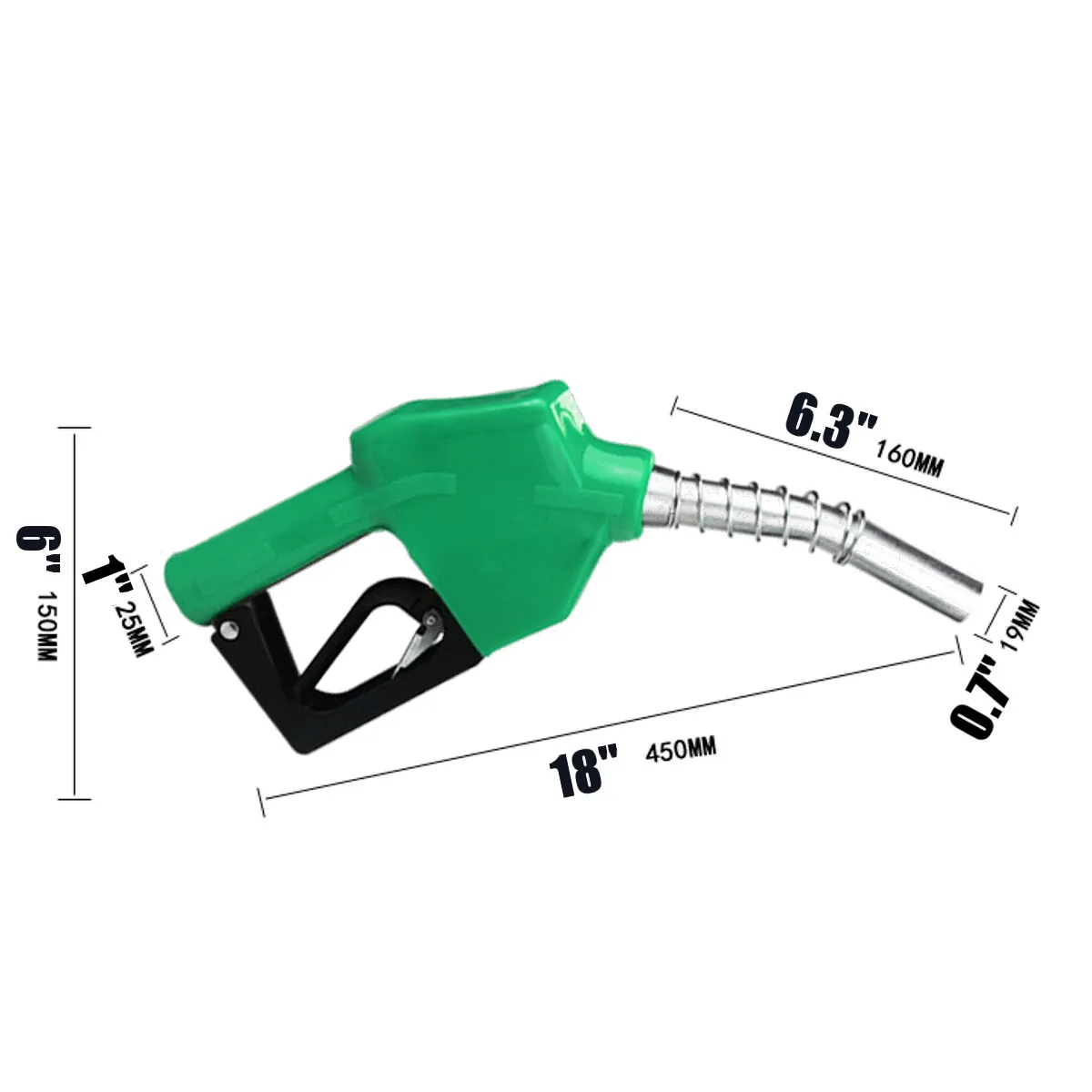 Stainless Steel refilling nozzle gun Automatic Cut