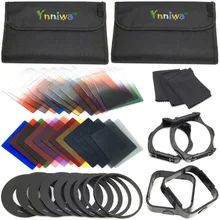 39 in1 24 Filtros de Color + 4 Cajas + 9 anillo adaptador + titular + cuadrado parasol para cokin p + el envío libre + número de seguimiento libre número