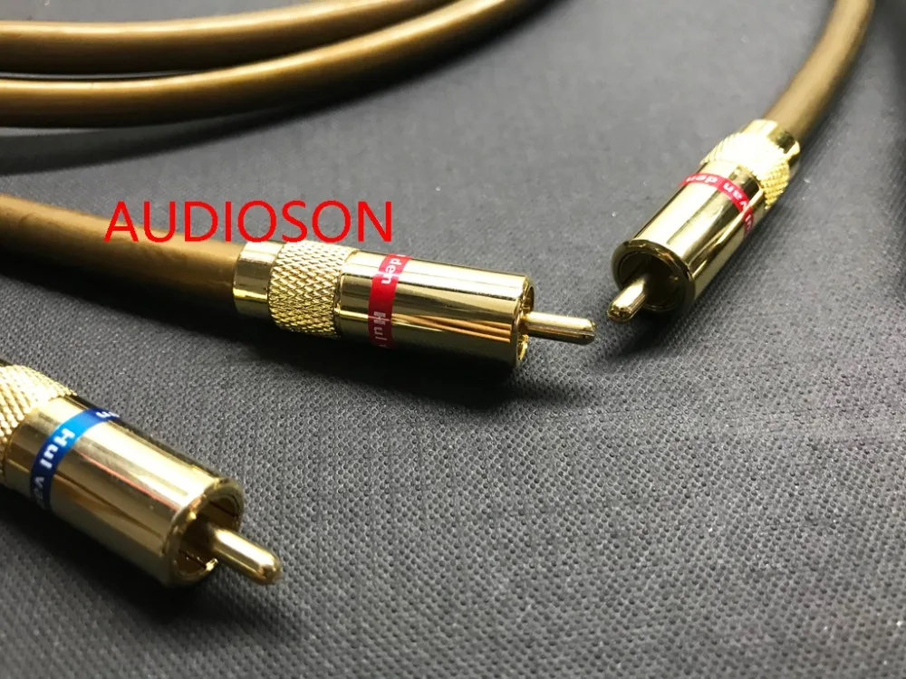 AUDIOSON Hi End Van Den Hul VDH Гибридный RCA соединительный кабель без коробки|Кабели VGA| |