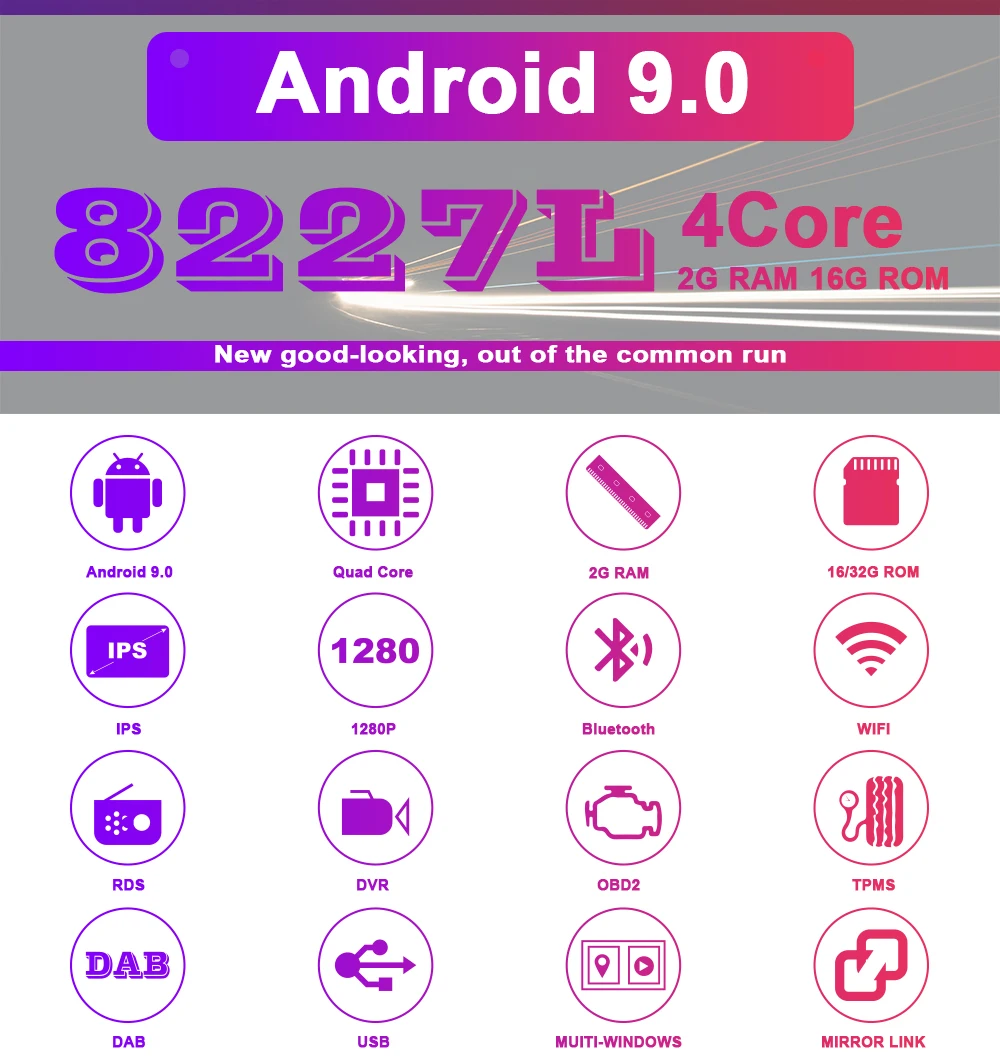 Perfect 2 Din Android 9 Car DVD Multimedia For Mercedes/Benz W203 W209 W219 A-Class A160 C-Class C200 CLK200 GPS Navigation radio stereo 3