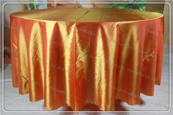 

Orange Red Color Taffeta Tablecloth For Wedding Event&Party&Hotel&Banqet Supplies/Decoration(Chair Cover&Band&Backdrop&Napkins)