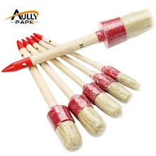 6 PZ Accessori Auto Maniglia di Legno Auto Detailing Pennelli Per Interni, Cruscotto, Cerchioni, Ruote, Aria condizionata, Motore, Angolo