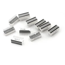 10 шт./лот умная электроника светодиодный гистограмма дисплей ультра яркий красный 10 сегментный цифровой трубки