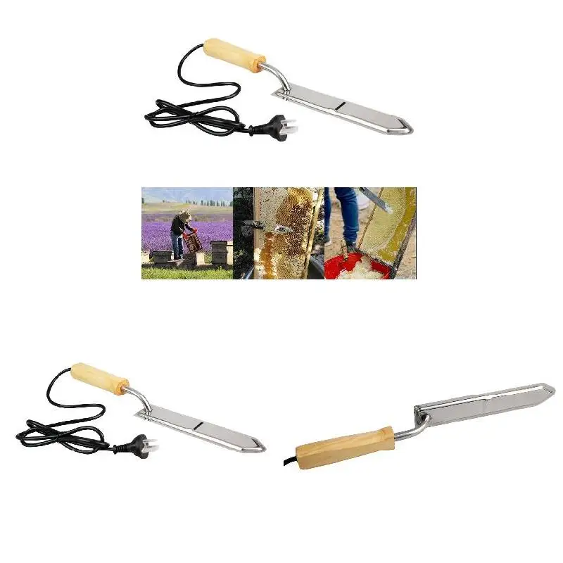 

Electric Uncapping Honey Scraper Tool Beekeeping Stainless Steel Heating Cutter RT99