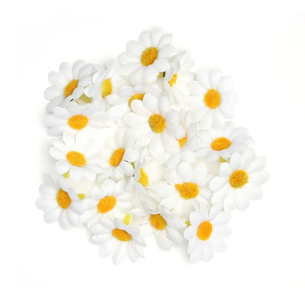 

20PCS Artificial Gerbera Daisy Flowers Head Sunflower DIY Cake/Wedding Party Decoration Artificial Flowers DIY Craft Decor