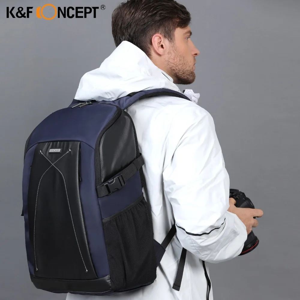 K&F CONCEPT Multi-functional Waterproof DSLR Camera Shoulder Bag Professional Video Photo Backpack With PE Boards For Photograph