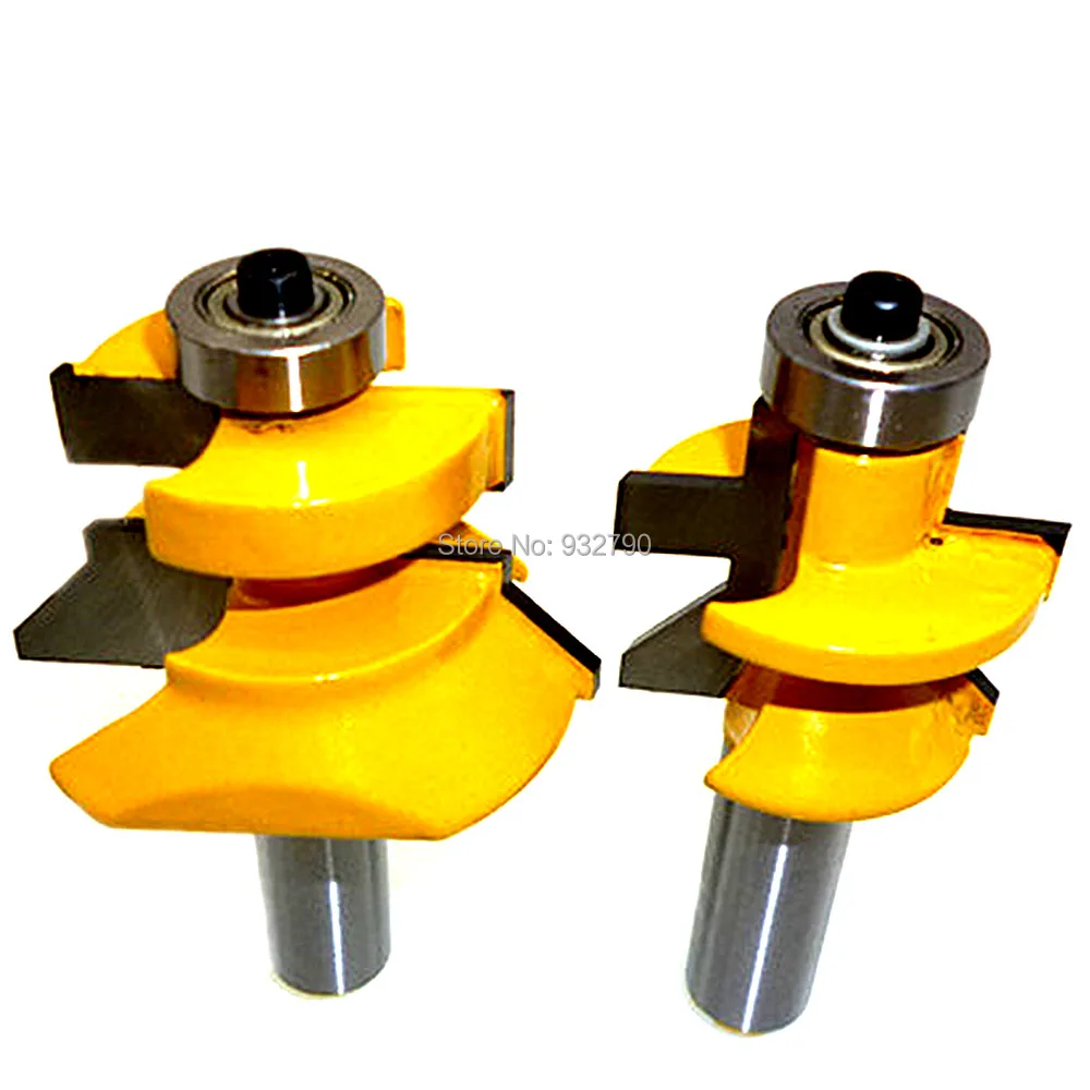 

1/2" Shank Router Bit Woodworking Milling Cutter Routing Bits Carbide Tipped Door Cabinet Frame Joint Groove Plywood Wood Cutter