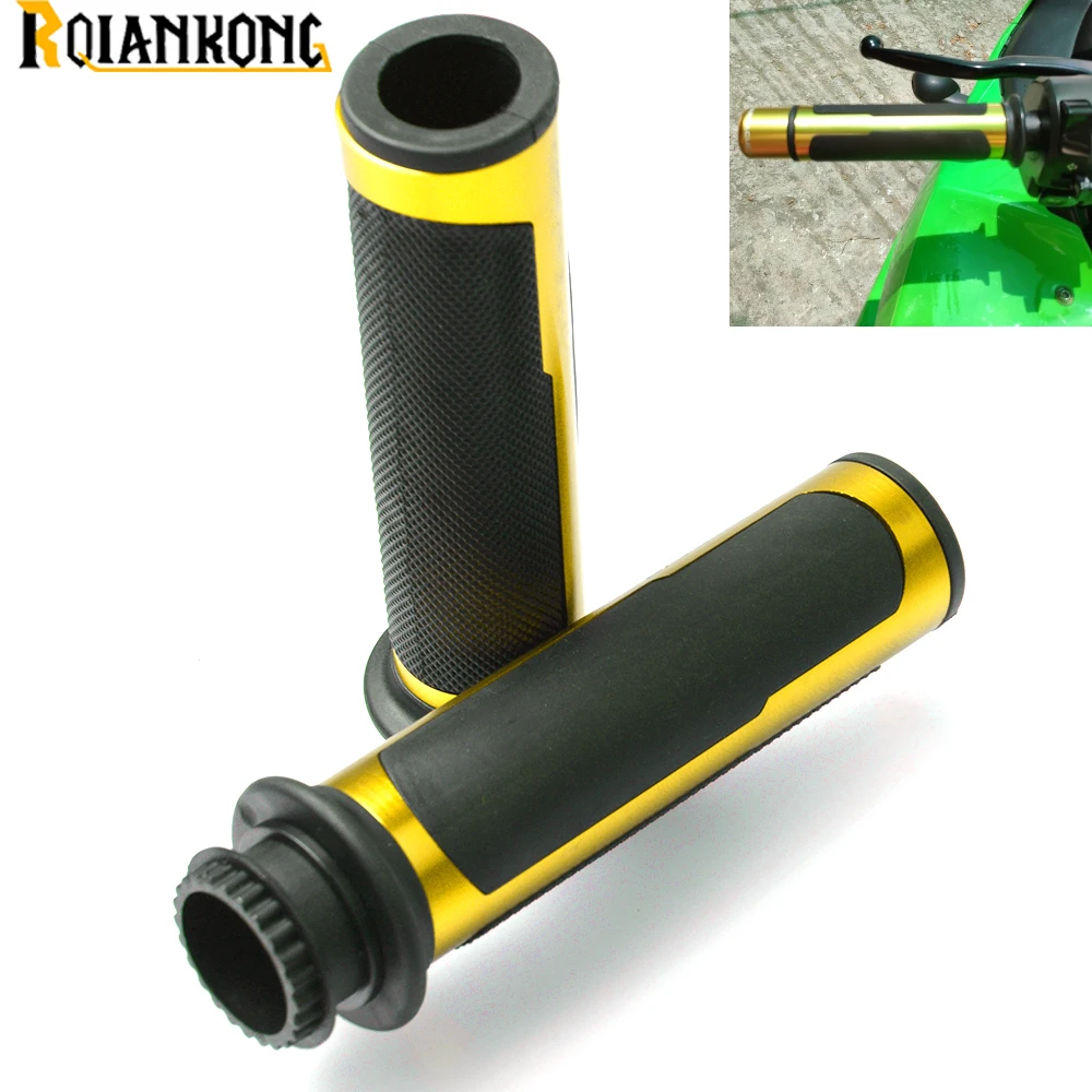 

Motorcycle 22mm 7/8 HandleBar Motorbike Hand Grips For BMW NINJA 250R 2008-2012 S1000RR 2009-2011 ZX-6R 2005-2013 Z800 2013-2014