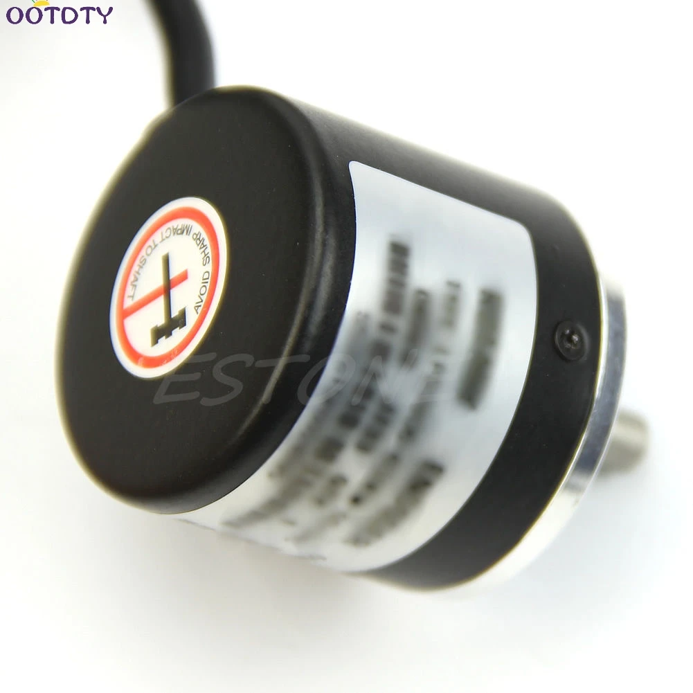 Encoder 600 P / R 5V-24V Incremental Rotary AB 2 Phase 6mm Shaft + Coupling Encoder 600 P / R 5V-24V Incremental Rotary AB 2 Phase 6mm Shaft + Coupling