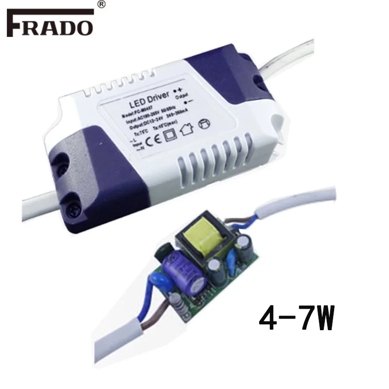 AC85-265V светодиодный светильник ing трансформатор светодиодный адаптер питания 4 Вт 5 Вт 7 Вт 12 Вт 15 Вт 18W24W