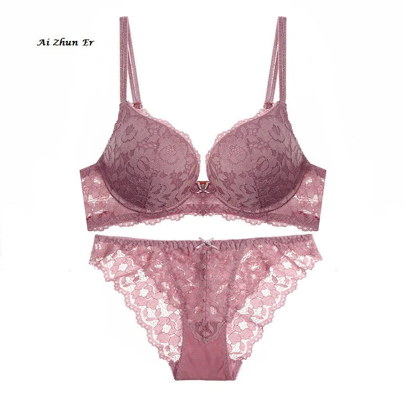Aze Original Single Sexy Luxurious Lace Embroidery Underwear Both Row