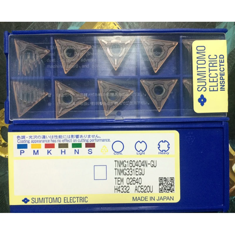 Новый и оригинальный токарный станок с ЧПУ TNMG160408N-GU AC520U в коробке | Инструменты