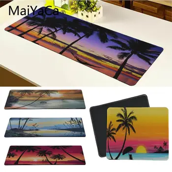 

MaiYaCa Cool New beach scenery drawing DIY Design Pattern Game mousepad Design Pattern Computer Mousepad Gaming Mouse Pad