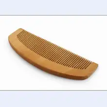 Уход за волосами серии 13 см Путешествия антистатические природного деревянный гребень здоровый персик деревянный гребень массаж головы для Detangle для укладки волос